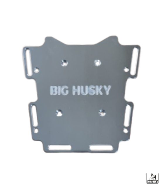 Aluminum plate BMW R1200GS LC, R1250GS LC,  F900GS, F850GS ADV - Colour: Black mat