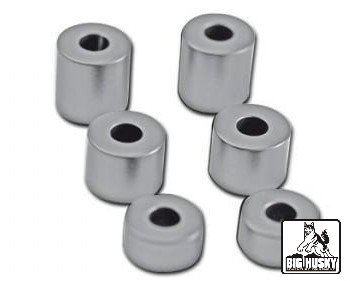 Aluminum rollers + screws