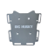 Aluminum plate BMW R1200GS LC, R1250GS LC,  F900GS, F850GS ADV - Colour: Black mat