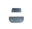 Aluminum plate BMW R1200GS LC, R1250GS LC,  F900GS, F850GS ADV - Colour: Black mat